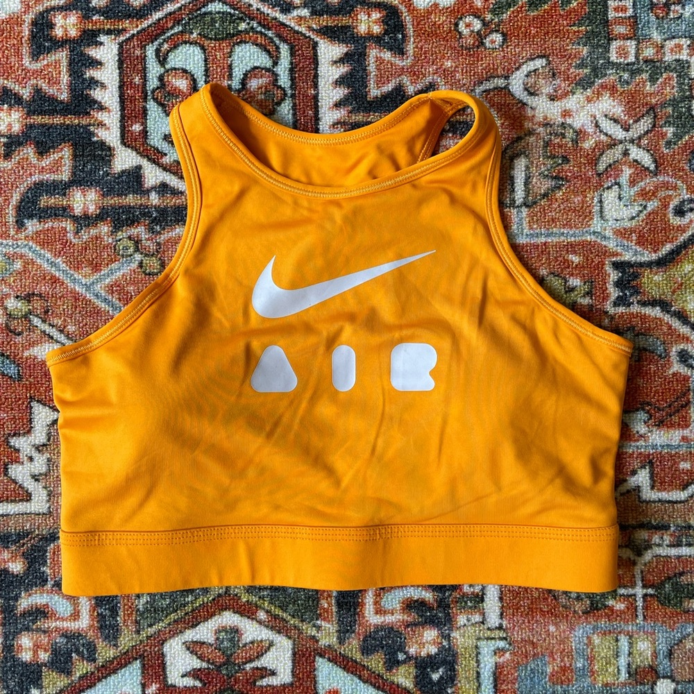 Orange Nike Sports Bra